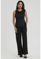 Polera Mujer Con Dobles Abertura Negro