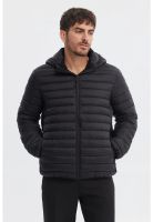 Parka Hombre Slim Negro - ll