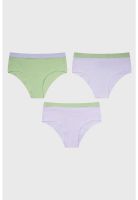 Calzón Niña Pantaleta Tripack Verde Claro