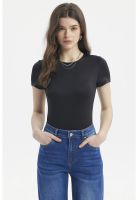 Polera Mujer Ajustado Negro - lV