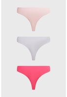 Calzón Mujer Colaless Tripack Liso Fucsia