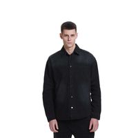 Camisa Hombre Mezclilla Gris