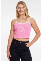 Polera Mujer Top Pabilo Rosado