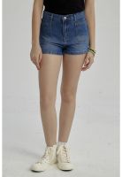 Short Niña Denim Bolsillo Delantero Azul