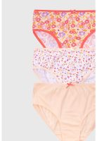 Calzón Niña Tripack Teens Blanco