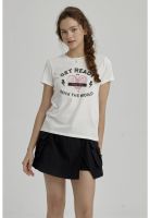 Polera Niña Básica Estampada Crudo- ll