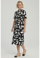 Vestido Mujer Abotonado Negro - ll