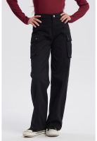 Pantalón Niña Wide Leg Negro