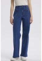 Jeans Mujer Calce Recto Azul Oscuro - ll