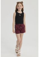 Polera Niña Rib Cut Out Negro