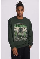 Polerón Hombre Central Print Verde Militar