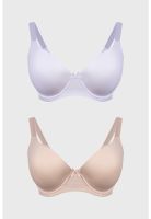 Sostén Mujer Bipack Copa Support Liso Beige