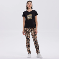 Calza Mujer Pretina Alta Beige