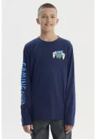 Polera Niño Slim Azul Oscuro - lll