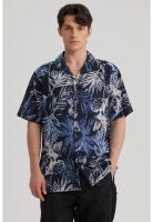 Camisa Hombre Cuello Cubano Rapport Azul