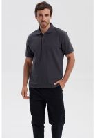 Polera Hombre Piqué Básica Lisa Marengo