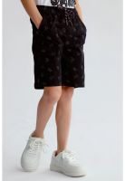 Bermuda Niño Gabardina Básica Negro