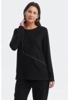 Polera Mujer Slim Negro - lll