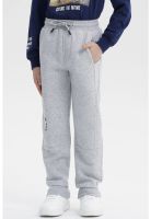 Pantalón Buzo Niño Pitillo Gris Melange - ll