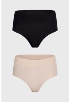 Calzón Mujer Tiro Alto Sin Costura Crudo