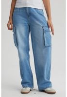 Jeans Mujer Cargo Calce Recto Azul - VIII