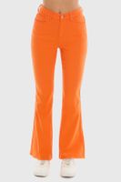 Jeans Mujer Flare Monse Naranjo