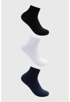 Calceta Deportiva Hombre Tripack Negro - lX