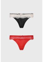 Calzón Mujer Bipack Colaless Rojo