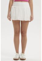 Falda Mujer Pretina Alta Basta Vuelos Crudo