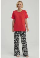 Polera Mujer Con Tachas Rojo