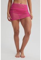 Falda Mujer Malla Fucsia