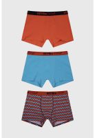 Bóxer Niño Tripack Teens Naranjo