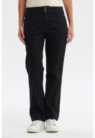 Jeans Mujer Calce Recto Tiro Alto Negro - ll
