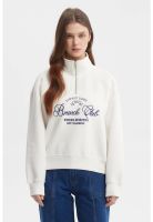 Polerón Mujer Medio Zipper Crudo