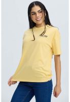 Polera Mujer Oversize Amarillo