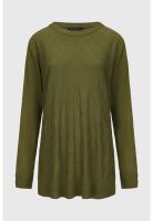 Sweater Mujer Cerrado Verde