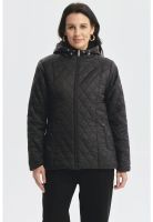 Parka Mujer Con Chiporro Negro