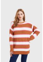 Sweater Mujer Largo Beige