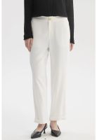 Pantalón Mujer Sastrero Dobladillo Basta Crudo