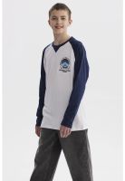 Polera Niño Print Blanco - Vll