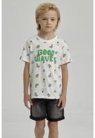 Polera Niño Mini Print Posicional Crudo