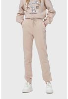 Pantalón Buzo Niña Jogger Beige