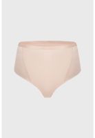 Calzón Mujer Tiro Alto Algodón Jersey Beige