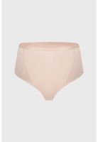 Calzón Mujer Tiro Alto Algodón Jersey Beige