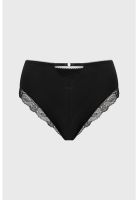 Calzón Mujer Pantaleta Detalle Encaje Negro