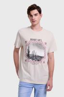 Polera Hombre Print Beige - lll