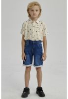 Bermuda Niño Básico Denim Azul