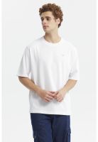 Polera Hombre Label Pecho Blanco