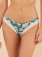 Calzón Microfibra Modelo Encaje Flores