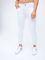 Jeans Skinny Color con 3 Botones